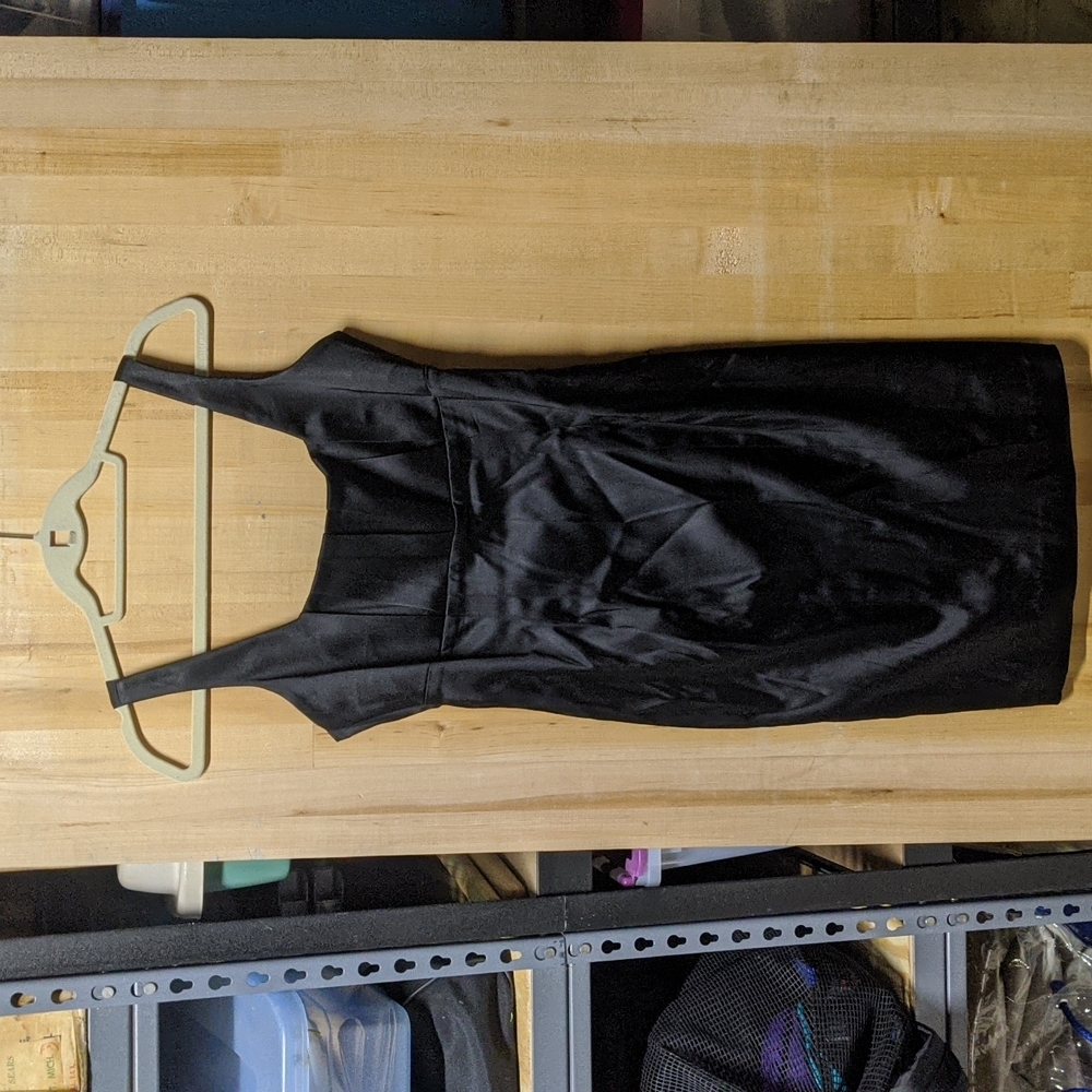 LBD size 4 stretch satin